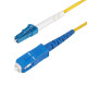 StarTech.com Cable de Fibra Óptica Simplex LC a SC (UPC) OS2 Monomodo de 1m